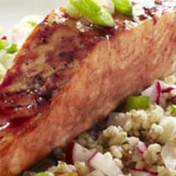 Pomegranate-Glazed Salmon