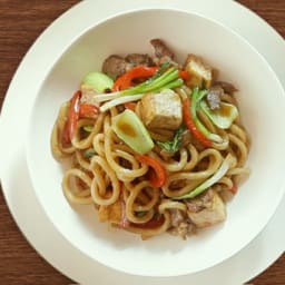 Pork & Tofu Noodle Stir Fry