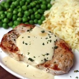 Pork Chops with Creamy Mustard Sauce