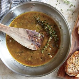 Pork Chops with Thyme Pan Sauce