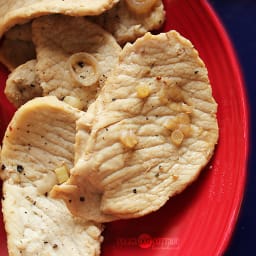 Pork Medallions with Maple-Vinegar Sauce