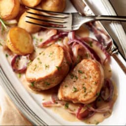 Pork Tenderloin with Red Onion Compote (Milk calendar)