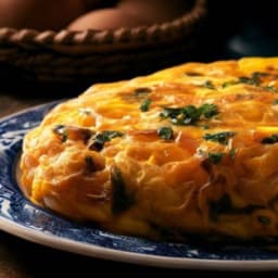 Portuguese Green Onion Omelette Recipe