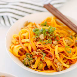 Pot Sticker Bowls with Spiralized Rutabaga