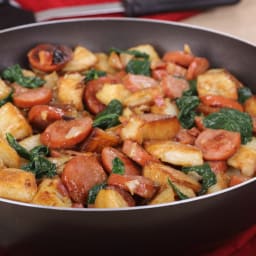 Potato Kielbasa Skillet