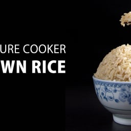 Pressure Cooker Brown Rice