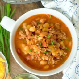 Pressure Cooker Chili With Dry Beans