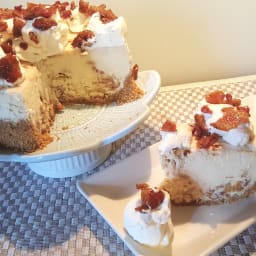 Pressure Cooker Maple Bacon Cheesecake