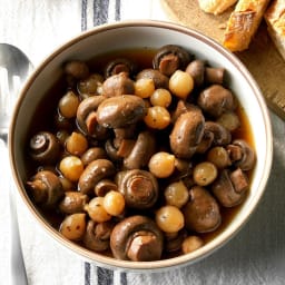 Pressure Cooker Marinated Mushrooms