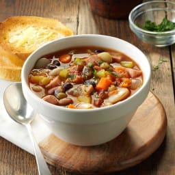 Pressure-Cooker Provencal Ham & Bean Soup