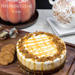 Pressure Cooker Pumpkin Cheesecake