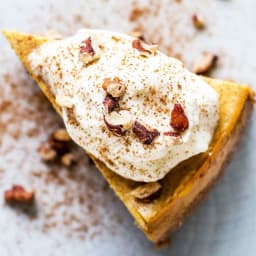 Pressure Cooker Pumpkin Cheesecake
