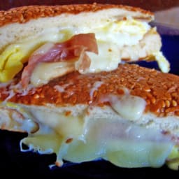 Prosciutto and Egg Panini