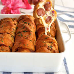 Pull Apart Pepperoni Pizza Bread