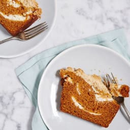 Pumpkin Cream Cheese Bread with Cinnamon Streusel