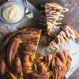 Pumpkin-Date Babka