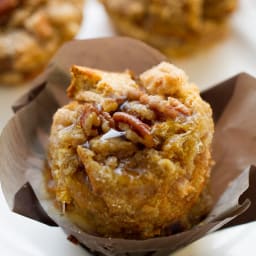 Pumpkin Nutella French Toast Muffin Cups