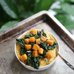 Pumpkin Polenta with Honeynut Squash & Fall Herbs