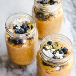 Pumpkin Spice Latte Overnight Oats