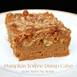 Pumpkin Toffee Dump Cake