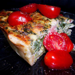 Quiche - Spinach and Bacon