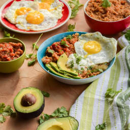 Quick and Easy Huevos Rancheros Quinoa Power Bowls