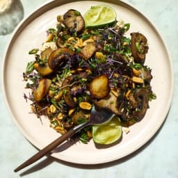 Quick Lime & Mushroom Salad