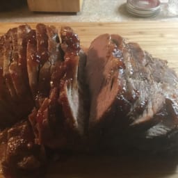 Quick Savory Cranberry Glazed Pork Loin Roast