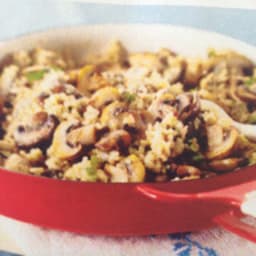 Quinoa Risotto with Mushrooms and Fresh Thyme