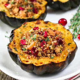 Quinoa Stuffed Acorn Squash