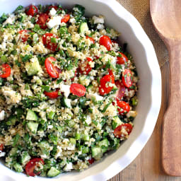 Quinoa Tabbouleh with Feta Cheese