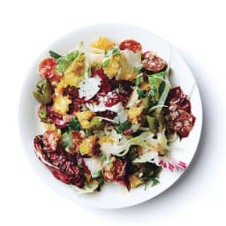 Radicchio, Fennel, and  Olive Panzanella