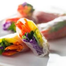 Rainbow Vegetable Spring Roll