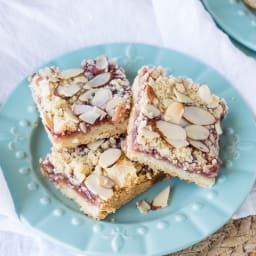 Raspberry Almond Bars