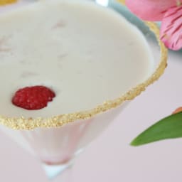 Raspberry Cheesecake Martini Cocktail Recipe