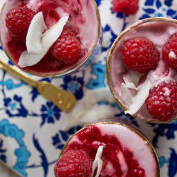 Raspberry Coconut Fool