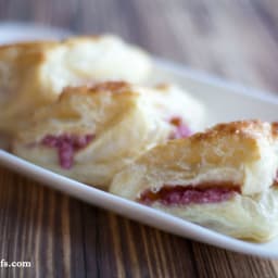 Raspberry Cream Cheese Turnovers
