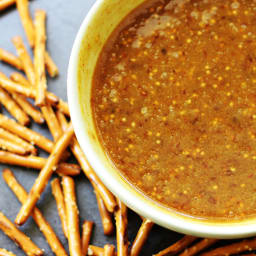 Raspberry Honey Mustard Pretzel Dip (Harry and David Copycat)