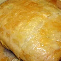 Raspberry Walnut Baked Brie