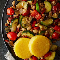 Ratatouille with White Beans and Polenta