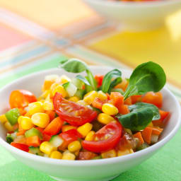 Raw Fiesta Corn Salad