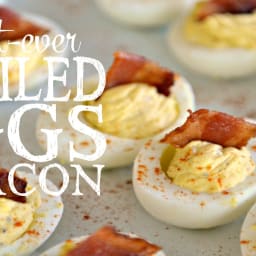 Recipe: Best Ever Deviled Eggs with Bacon