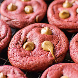 Red Velvet Chocolate Chip Cookies