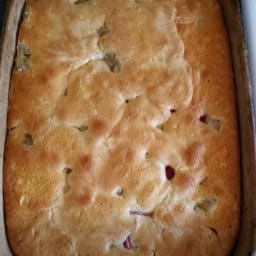 Rhubarb Cake
