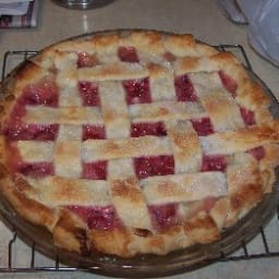 Rhubarb Lemon Pie