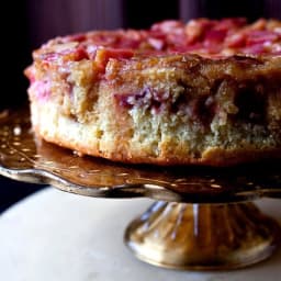 Rhubarb Upside-Down Cake