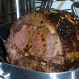 Rib Roast with Madeira Gravy