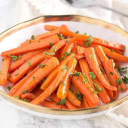 Roasted Honey Glazed Carrots