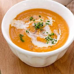 Roasted pumpkin soup