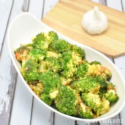 Roasted Sriracha Broccoli